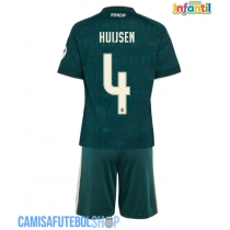 Camisa de time de futebol Real Madrid Dean Huijsen #4 Replicas 2º Equipamento Infantil 2026-27 Manga Curta (+ Calças curtas)